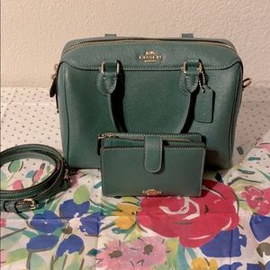 Coach Mini Bennett Satchel With matching wallet